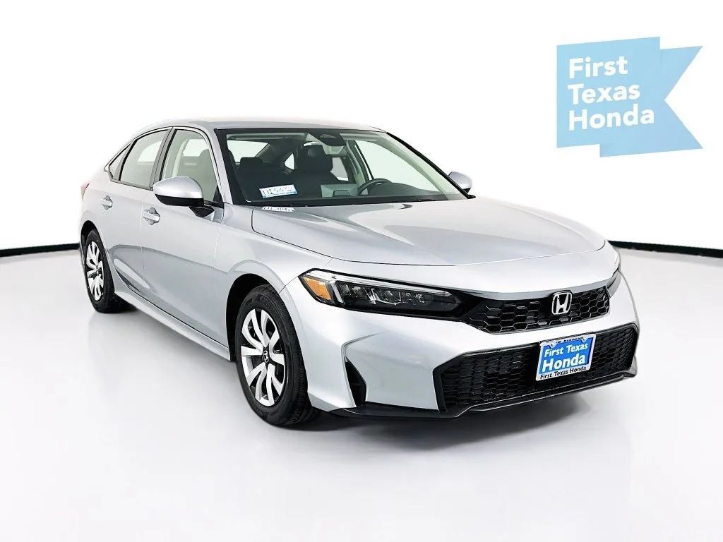 New 2026 Solar Silver Metallic Honda LX image 1