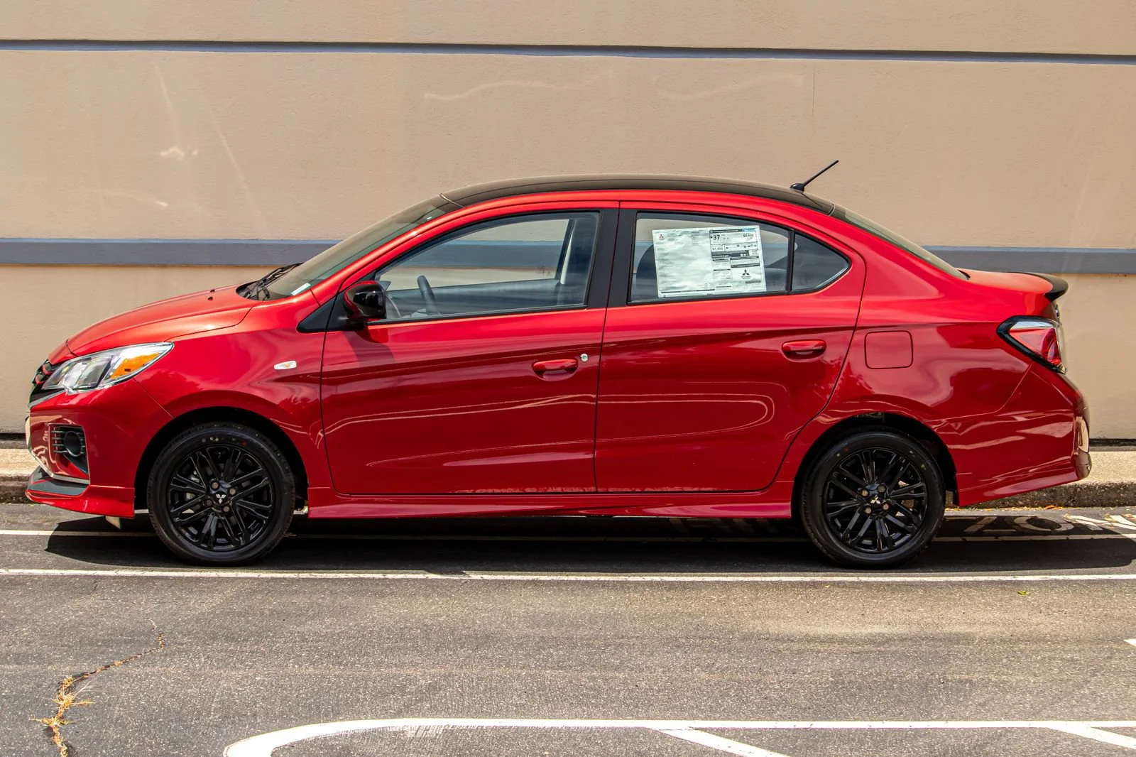 New 2024 Red Mitsubishi Black Edition image 4