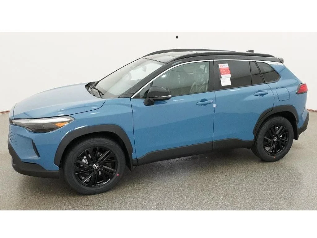 New 2026 Cavalry Blue with Jet Black roof Toyota Hybrid XSE image 3