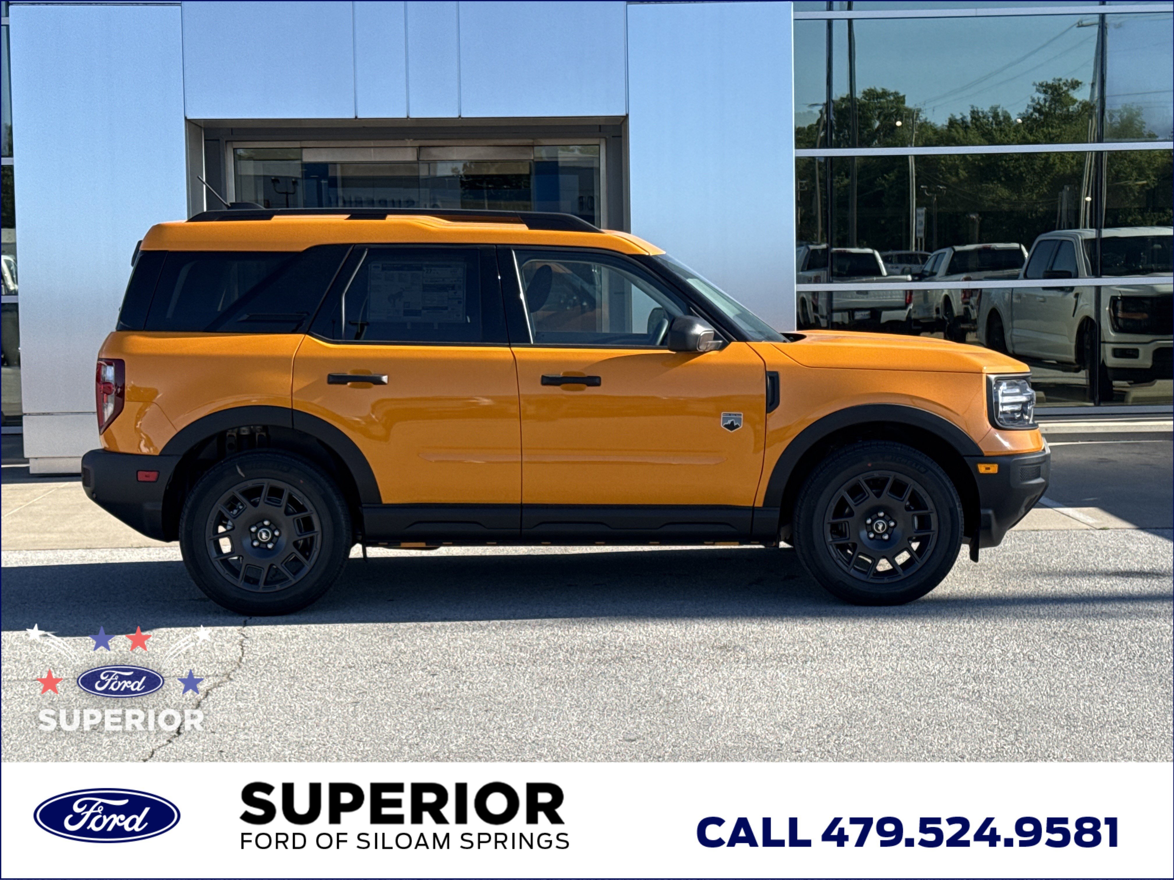New 2026 Orange Fury Metallic Tri-Coat Ford Big Bend 4WD image 2
