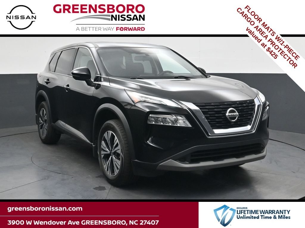 Used 2022 Black Nissan SV image 1