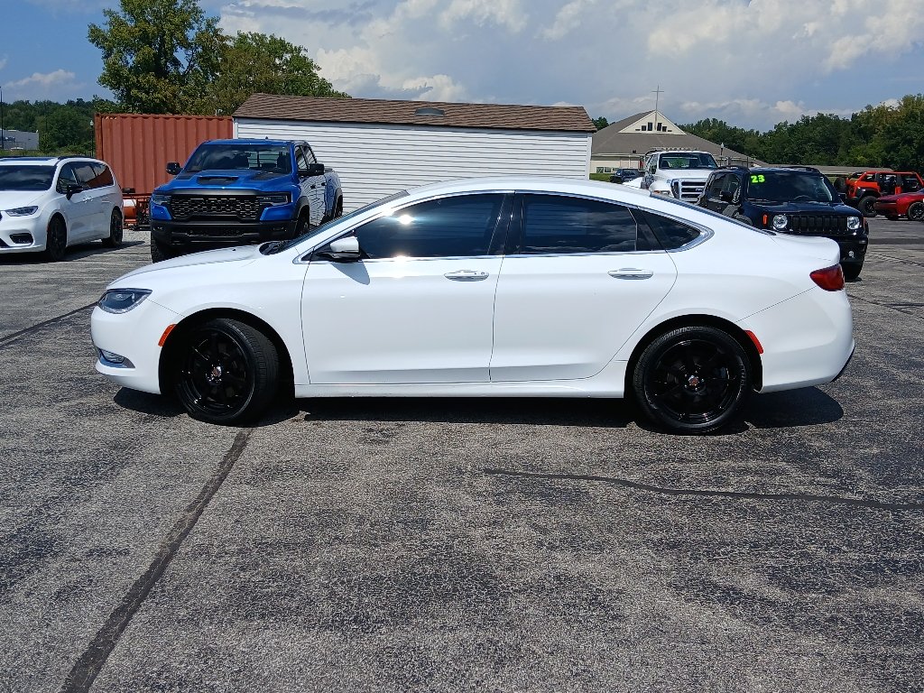 Used 2015 Chrysler 200 C with VIN 1C3CCCEG3FN601446 for sale in Monticello, IN