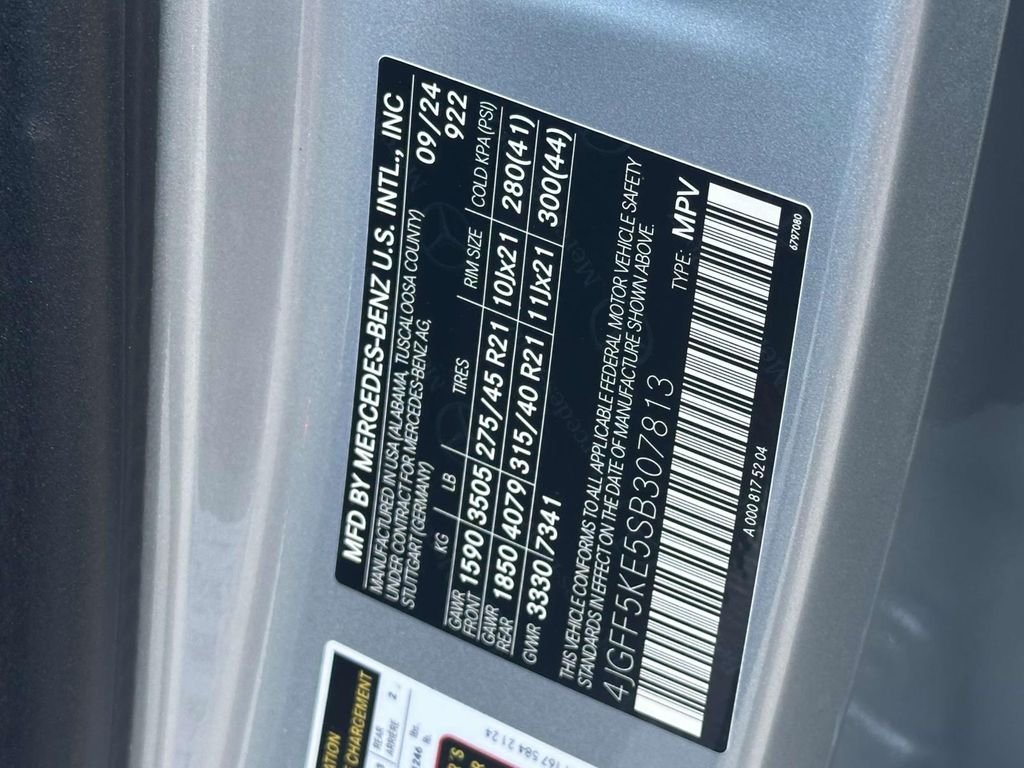 Certified Used 2025 Cirrus Silver Metallic Mercedes-Benz GLS 450 image 26