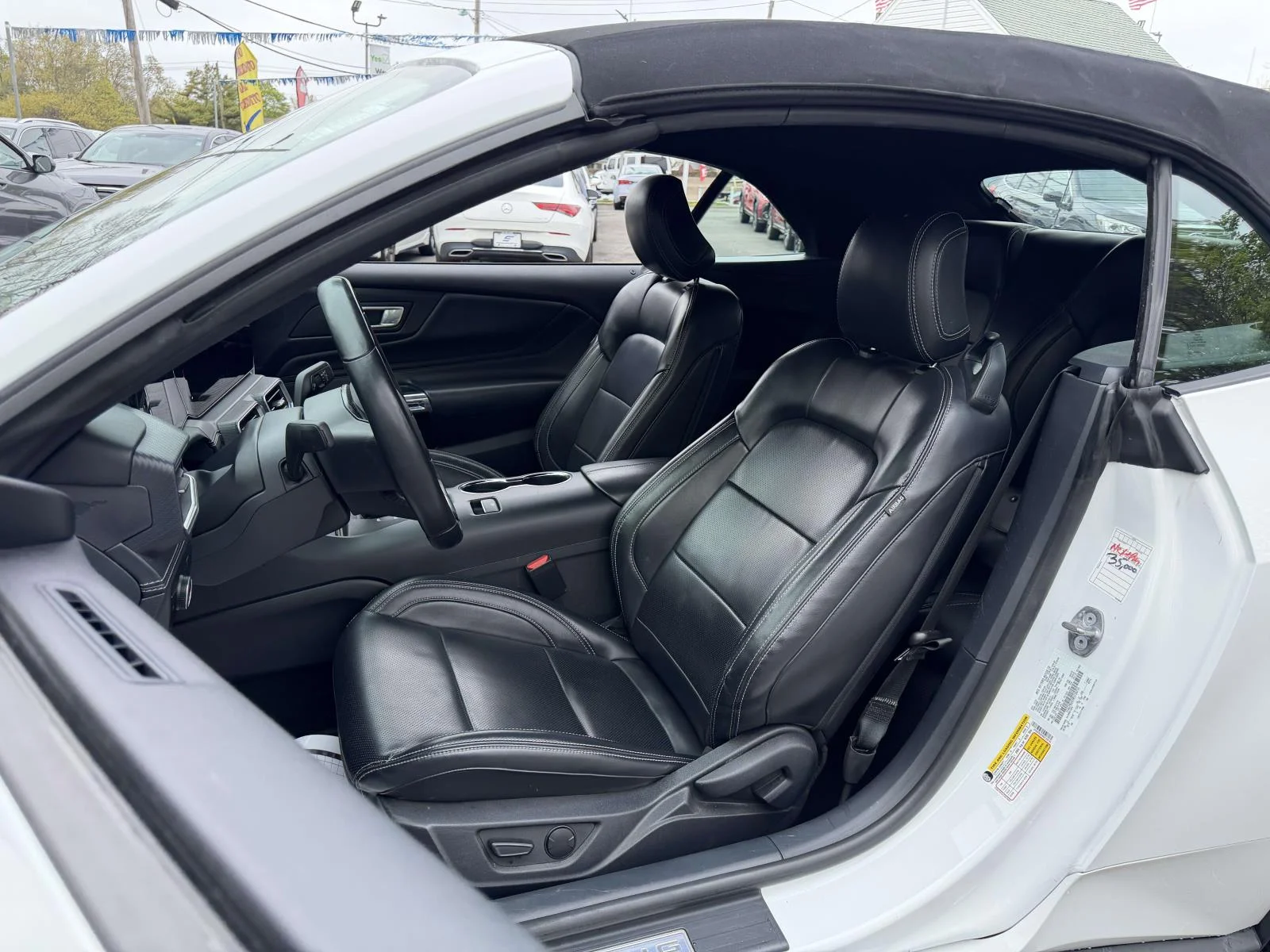 Used 2024 White Ford EcoBoost Premium image 15