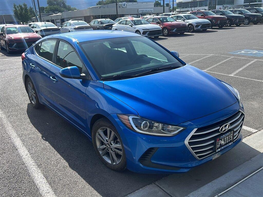 Certified Used 2018 Electric Blue Metallic Hyundai SEL image 3