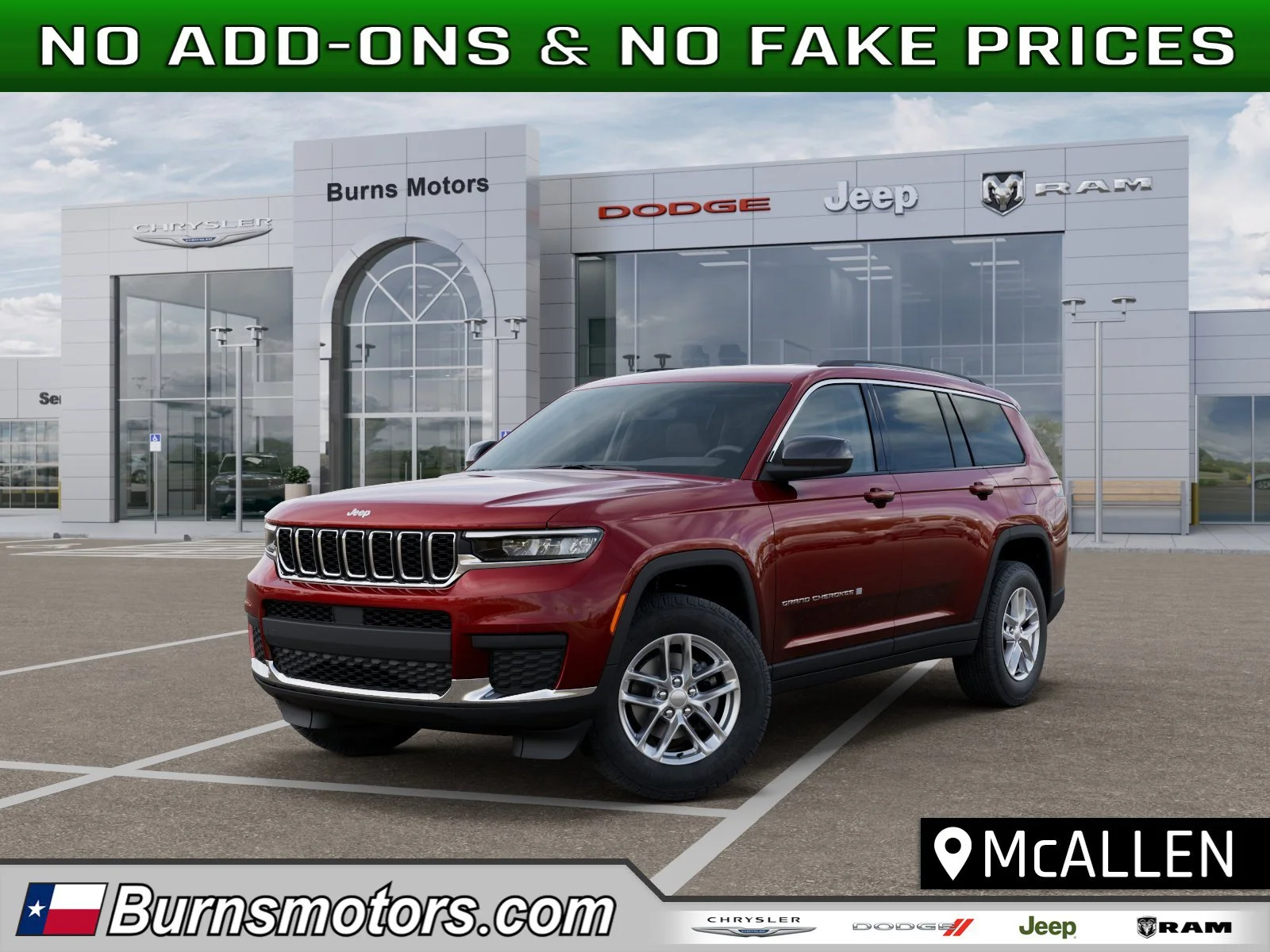 New 2026 Velvet Red Pearl-Coat Exterior Paint Jeep Laredo X image 1