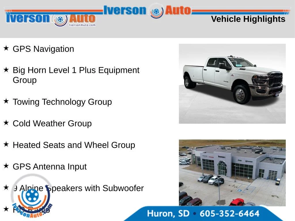 New 2026 Bright White Clearcoat RAM Big Horn image 2