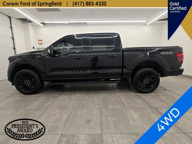Certified Used 2024 Agate Black Metallic Ford XLT image 2