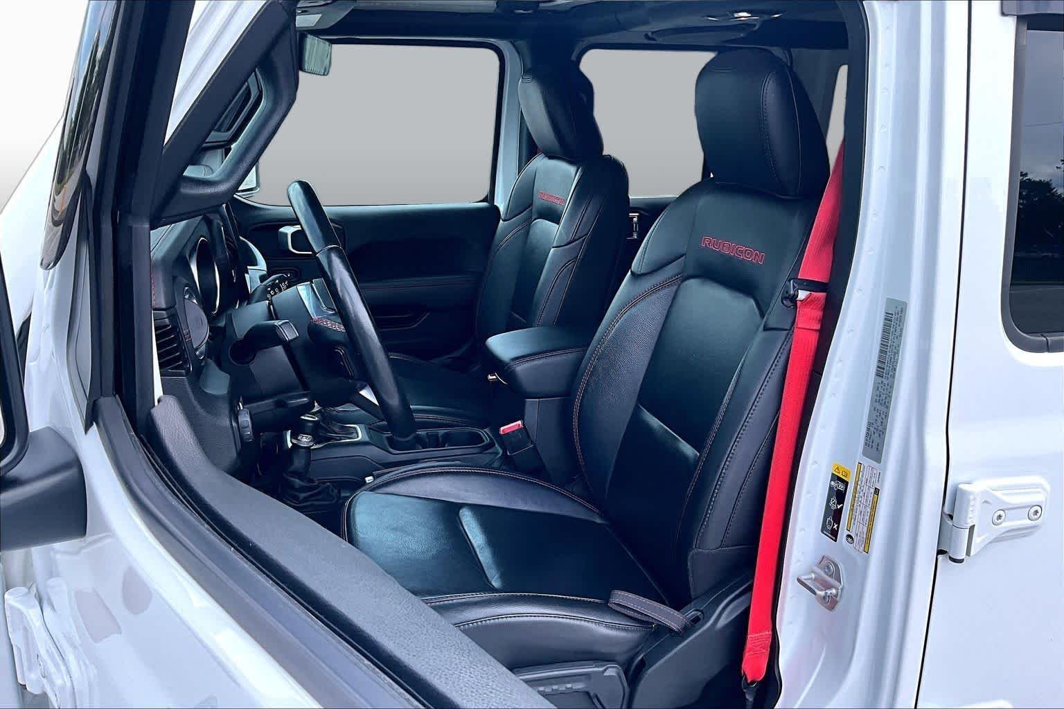 Used 2020 Bright White Clearcoat Jeep Rubicon image 8