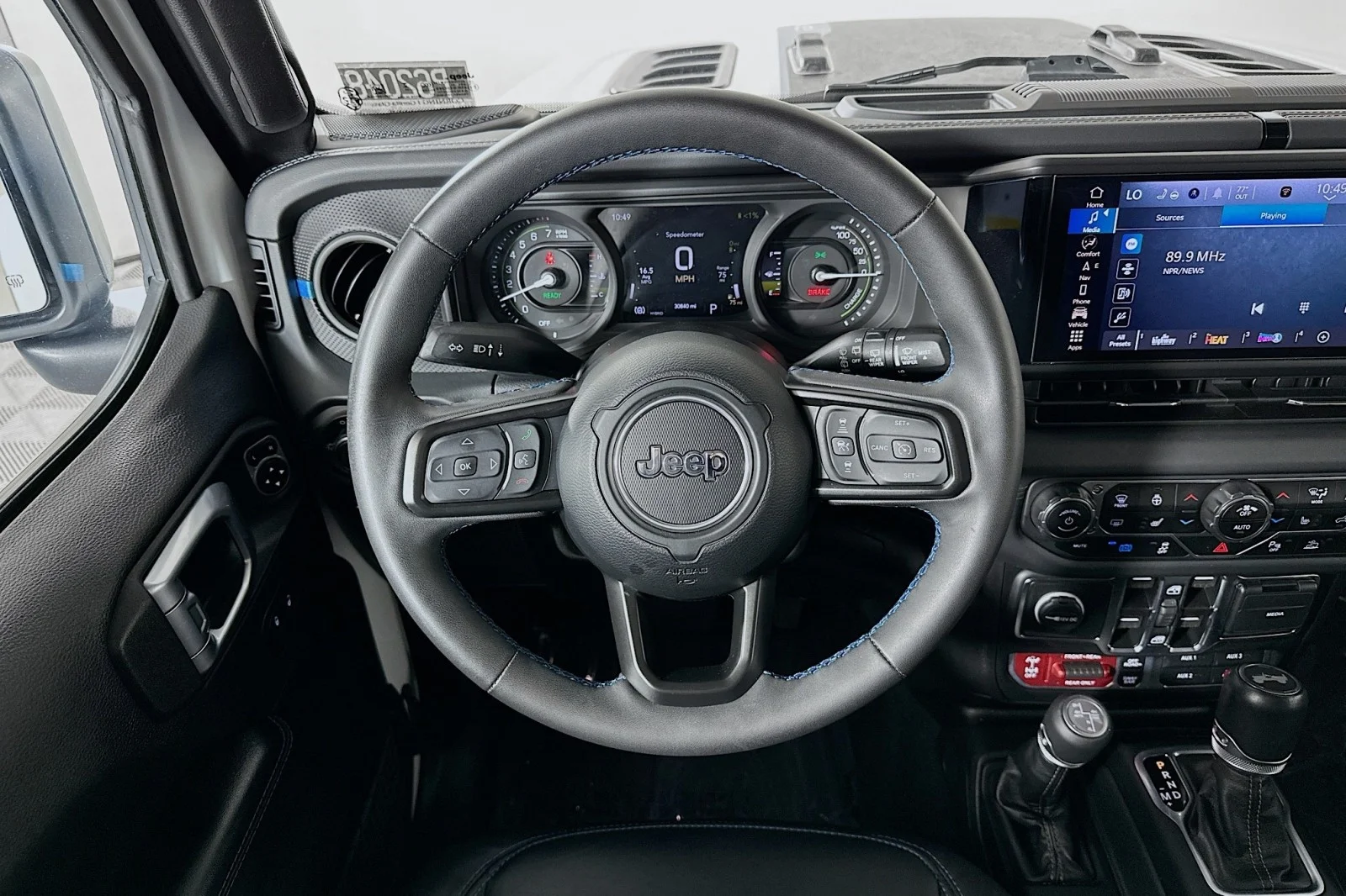 Used 2024 Bright White Clearcoat Jeep Rubicon X image 5