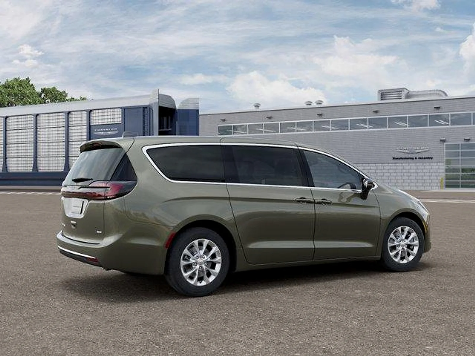 New 2027 Olive Green Pearl-Coat Exterior Paint Chrysler Select AWD image 4