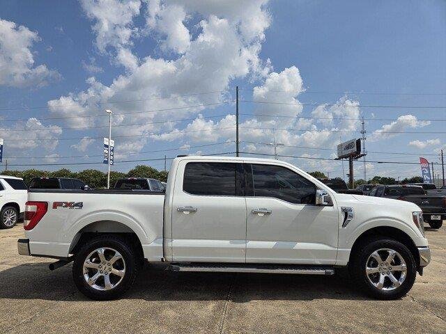 Used 2021 Star White Metallic Tri-Coat Ford LARIAT image 6