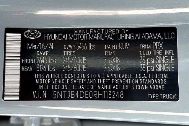 Used 2024 Blue Hyundai SEL image 22