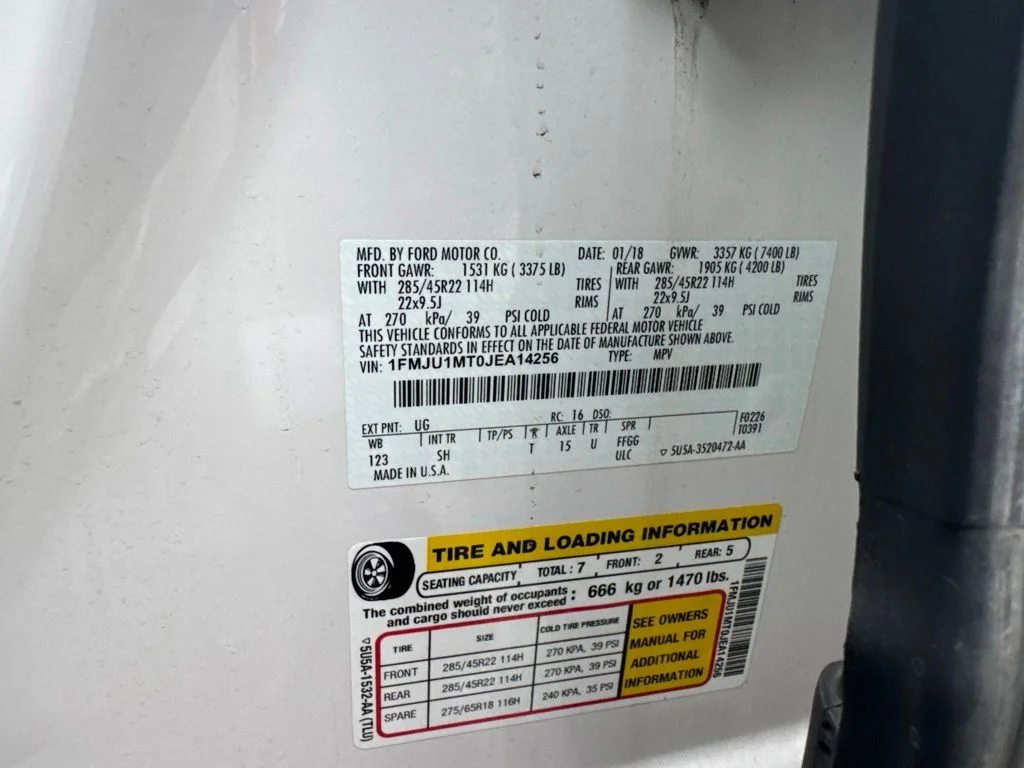 Used 2018 White Ford Platinum image 13