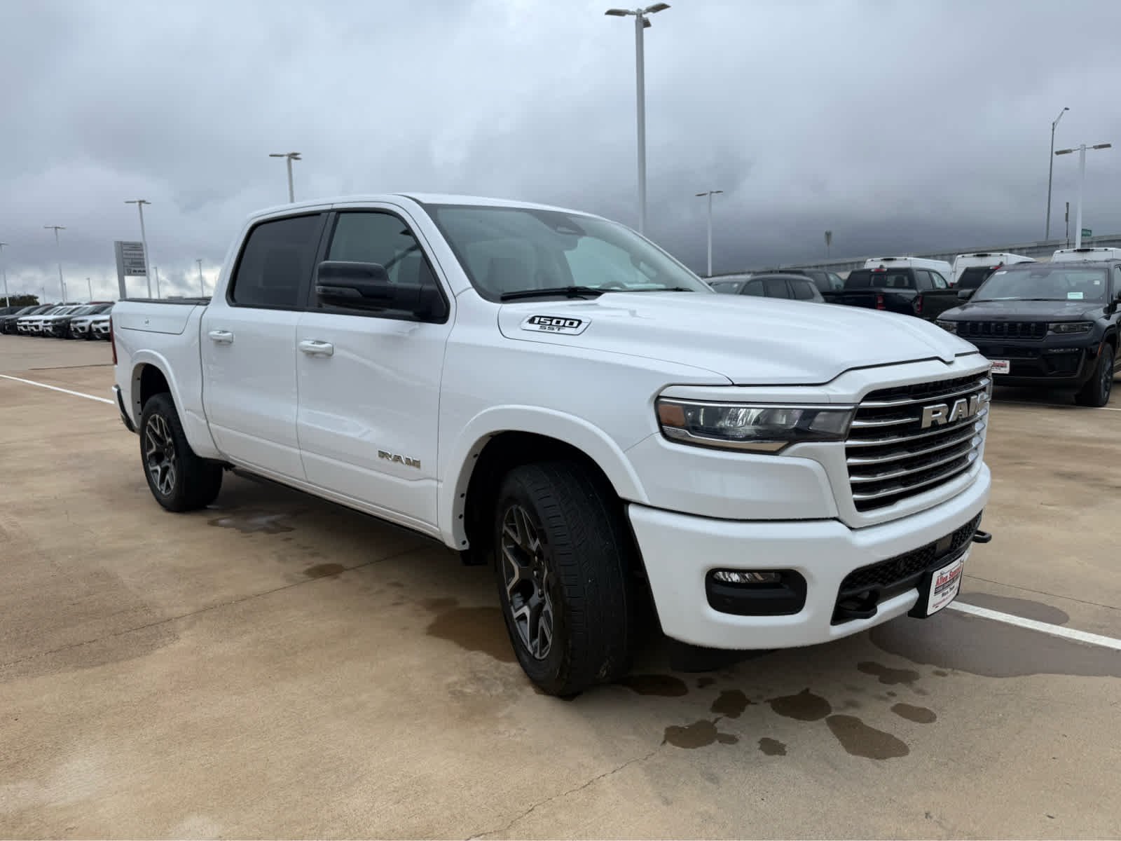 Used 2025 Bright White Clearcoat Ram Laramie image 4