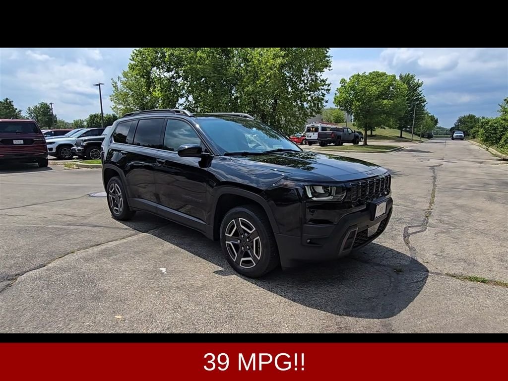 New 2026 Diamond Black Crystal Pearlcoat Jeep Laredo image 2