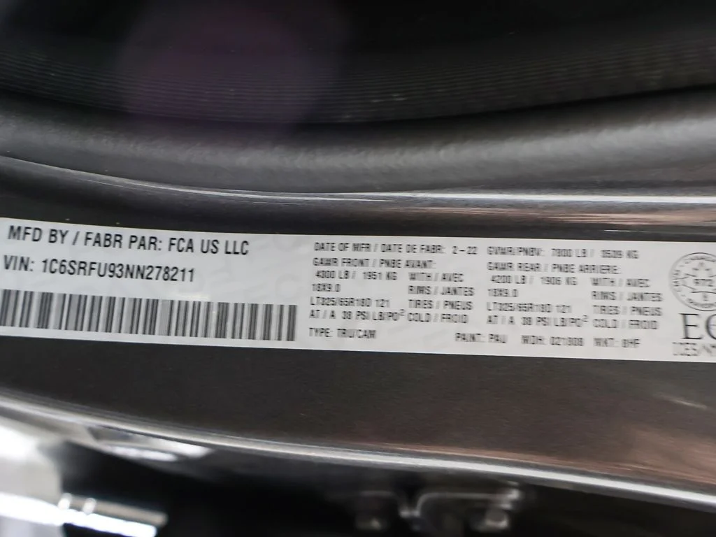 Used 2022 Granite Crystal Metallic Clearcoat Ram TRX image 54