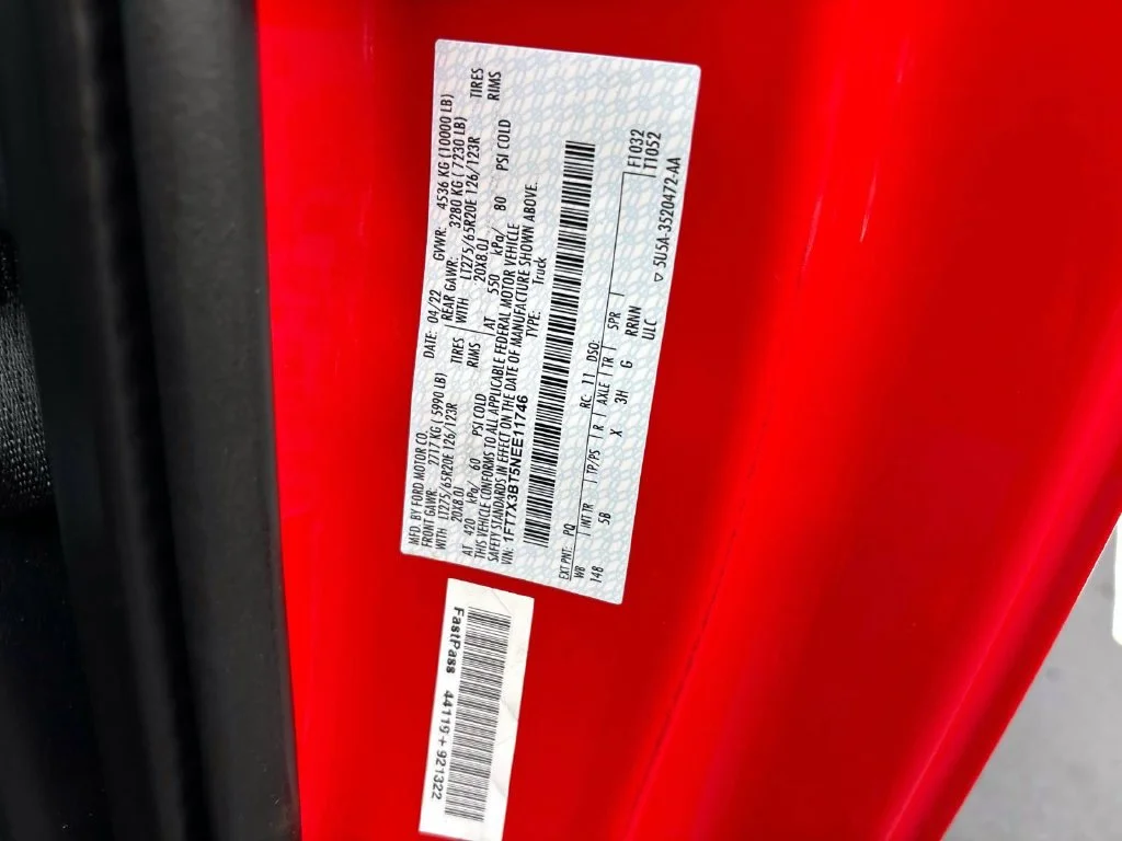Used 2022 Race Red Ford Lariat image 33