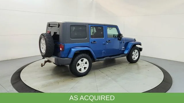 Used 2010 Blue Jeep Unlimited Sahara image 10