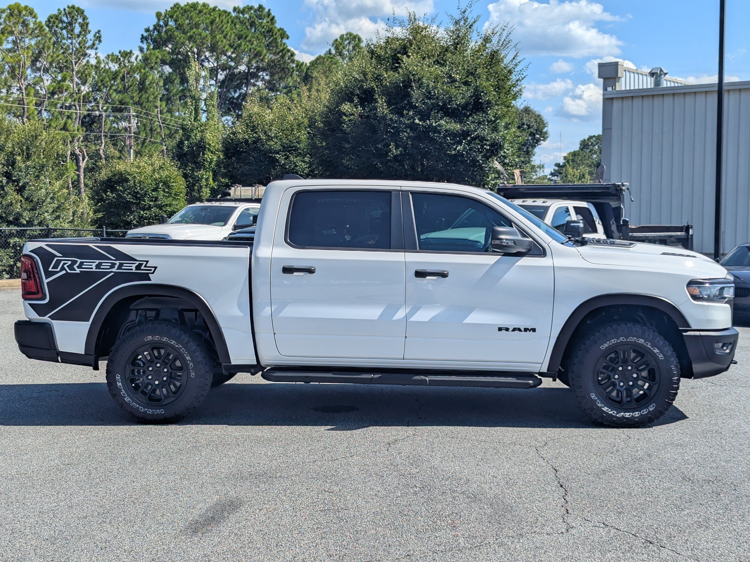 Used 2025 Bright White Clearcoat Ram Rebel image 9