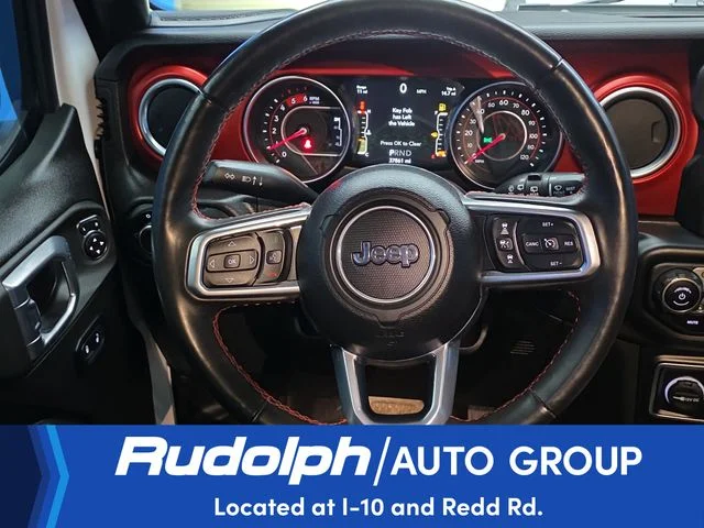 Used 2022 Bright White Clearcoat Jeep Unlimited Rubicon image 16