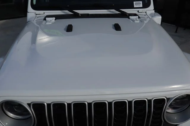Used 2024 Bright White Clearcoat Jeep Sahara 4xe image 10