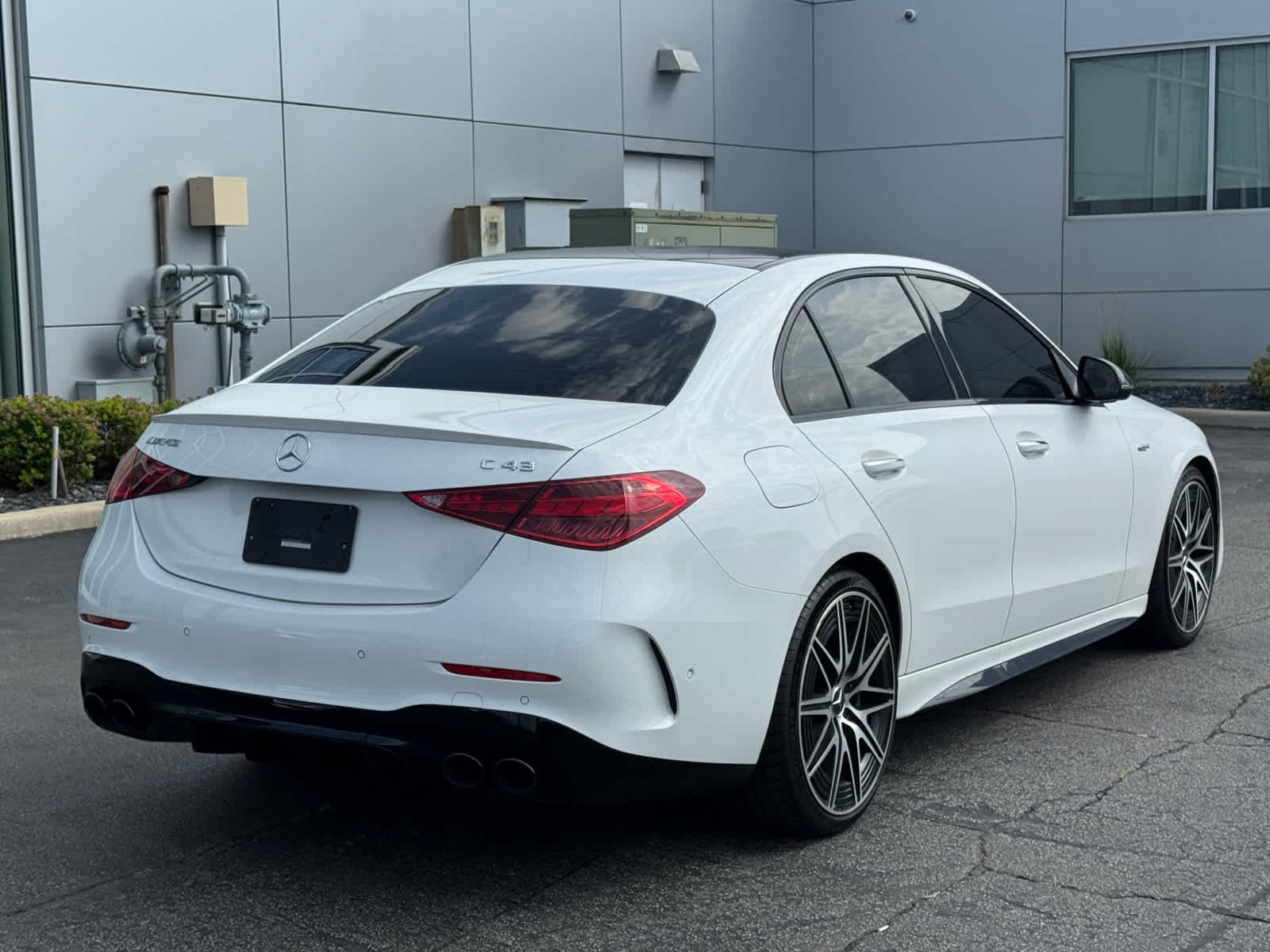 Certified Used 2023 MANUFAKTUR Moonlight White Metallic Mercedes-Benz AMG® C 43 image 9