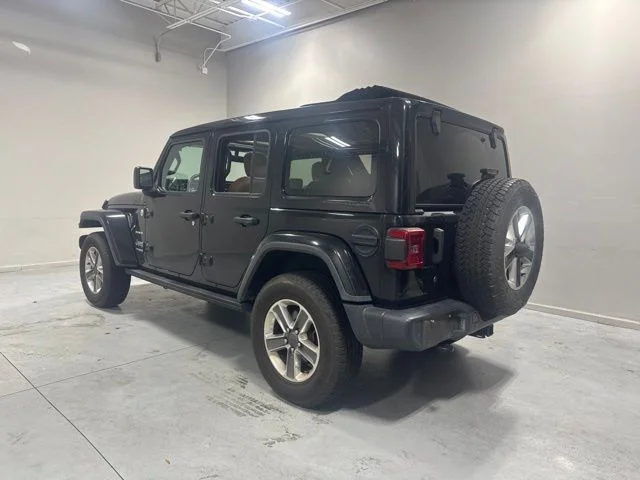 Used 2020 Black Jeep Unlimited Sahara image 8