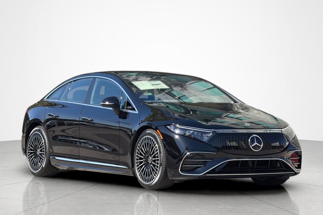 New 2026 Black Mercedes-Benz EQS 450 4MATIC® Sedan image 7