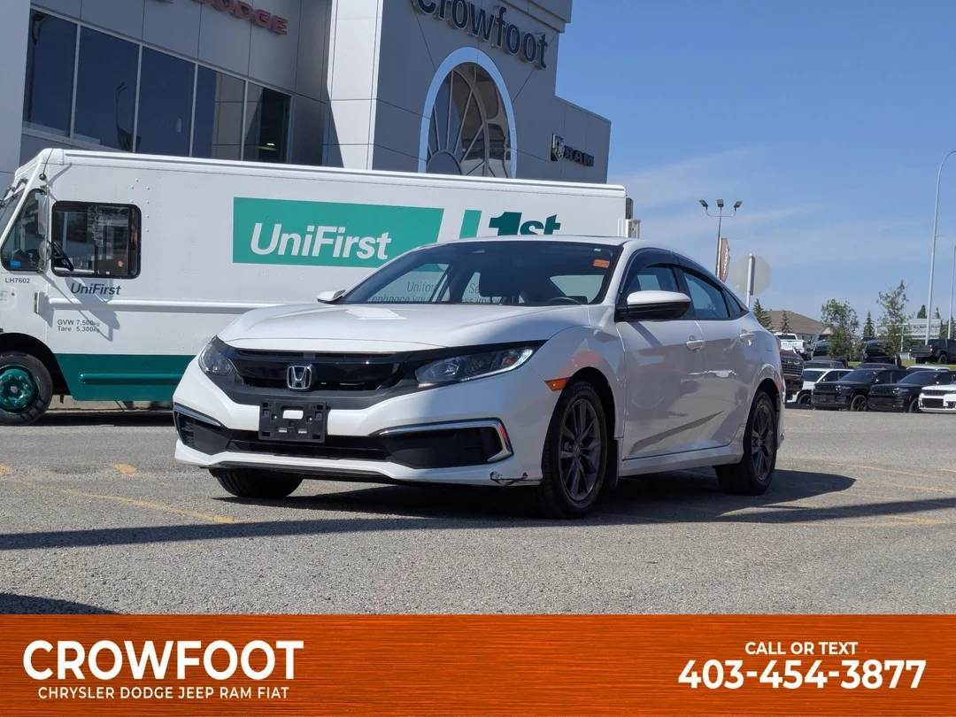Used 2021 White Honda EX - - FWD - Sunroof - Heated Mirrors - Keyless Entry - Smart Device Integration & More! image 1