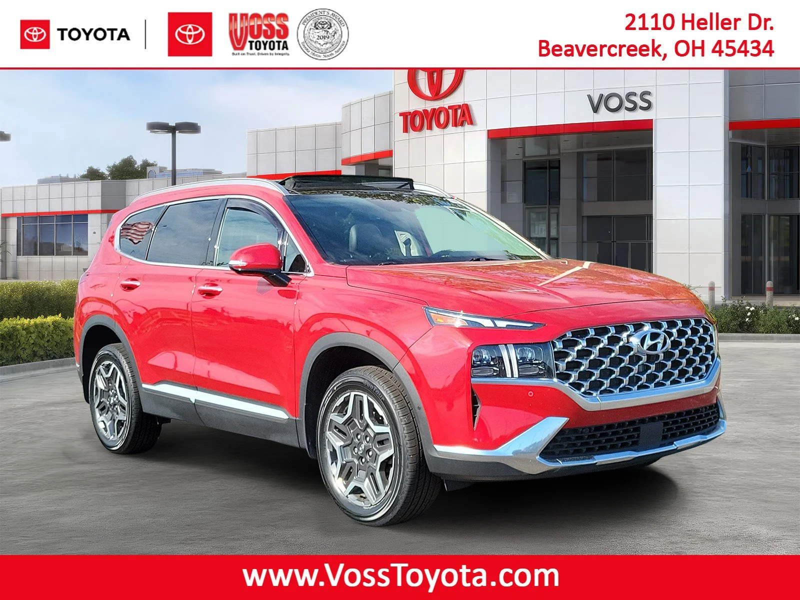 Used 2023 Calypso Red Pearl Hyundai Limited image 1