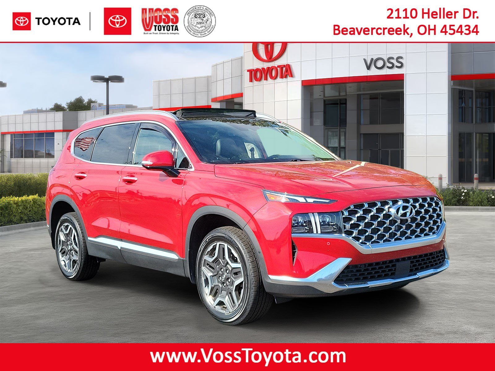 Used 2023 Calypso Red Pearl Hyundai Limited image 1