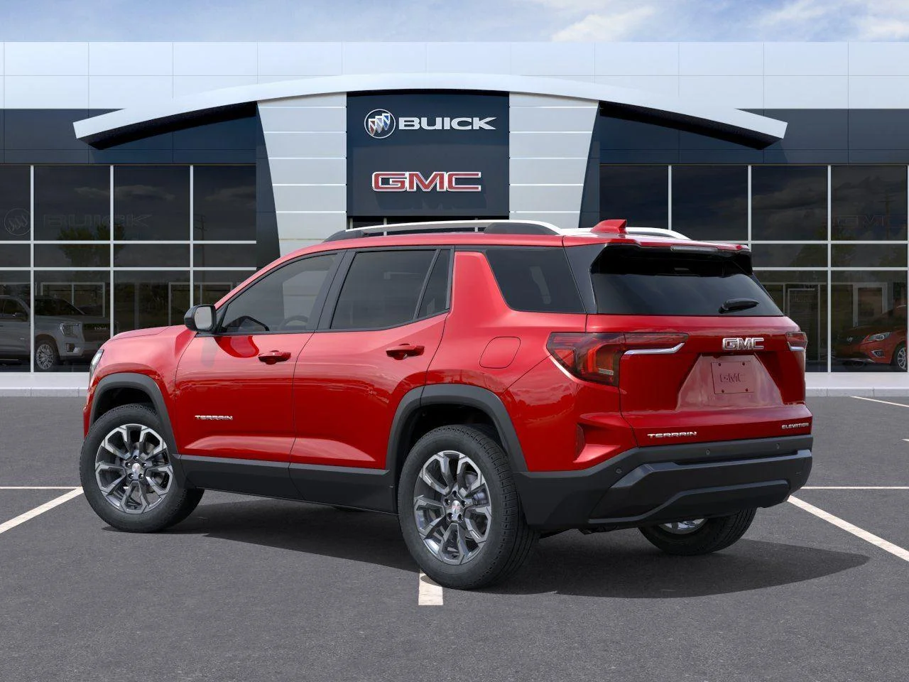 New 2027 Volcanic Red Tintcoat GMC Elevation image 3