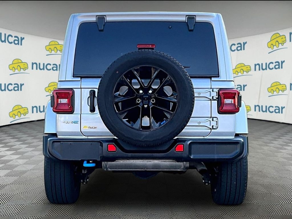 Used 2023 Silver Jeep Sahara 4xe image 5