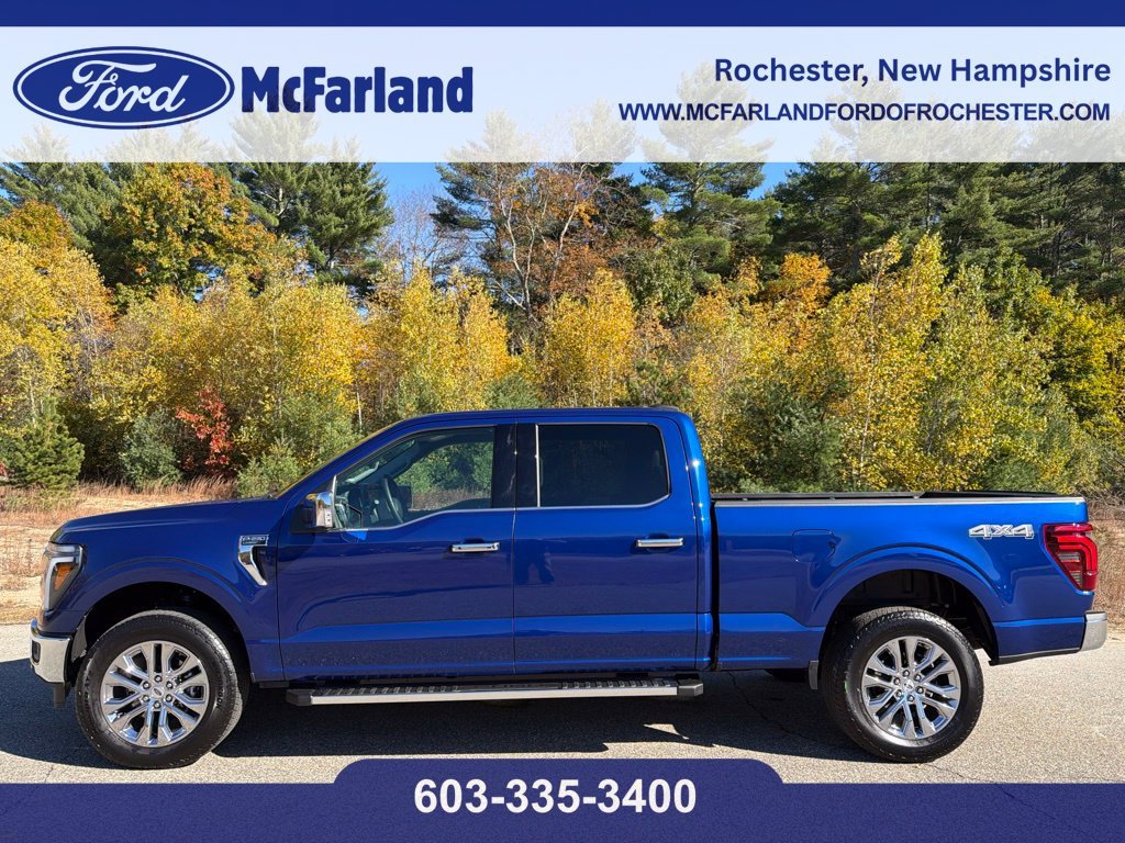 Certified Used 2026 Blue Metallic Ford Lariat image 1