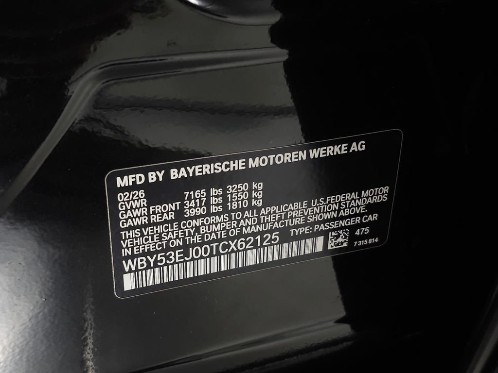 Used 2026 Black Sapphire Metallic BMW xDrive60 image 47
