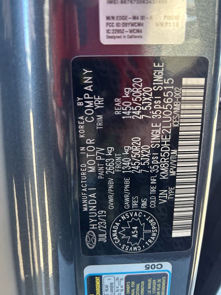 Used 2020 Gray Hyundai Limited image 10