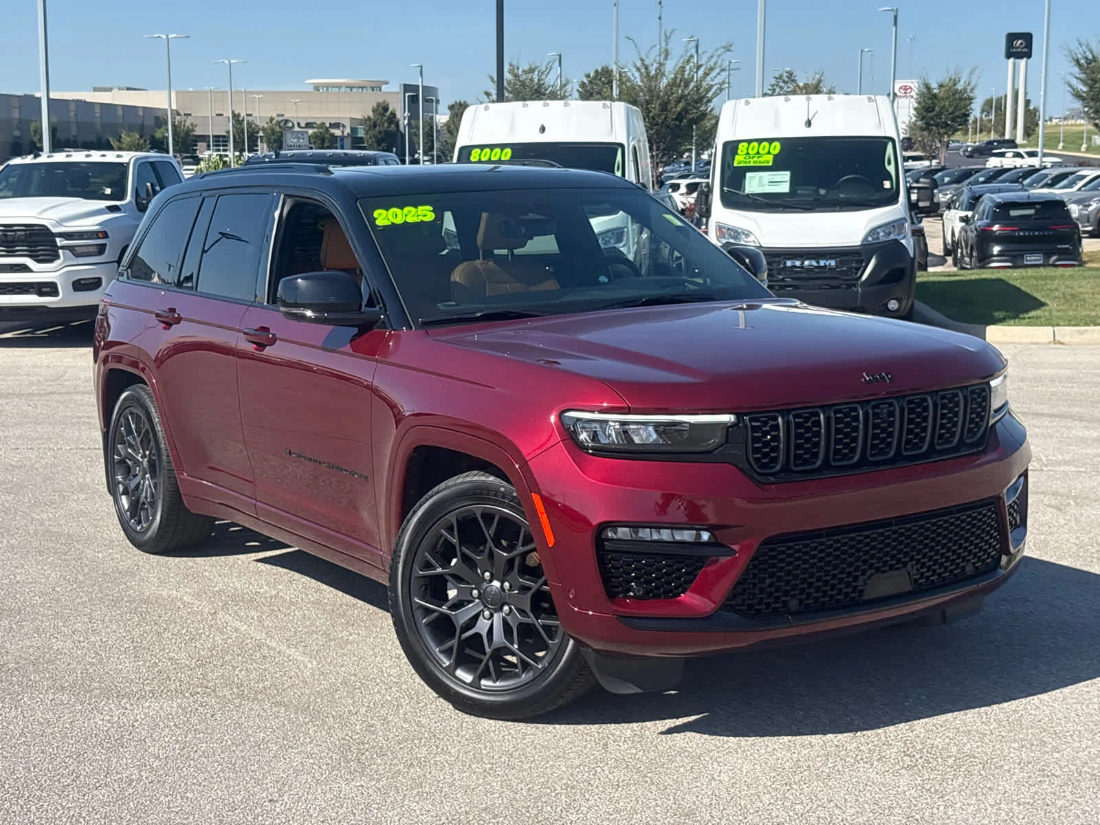 Used 2025 Jeep Grand Cherokee Summit Reserve with VIN 1C4RJHEG8S8747214 for sale in Kansas City
