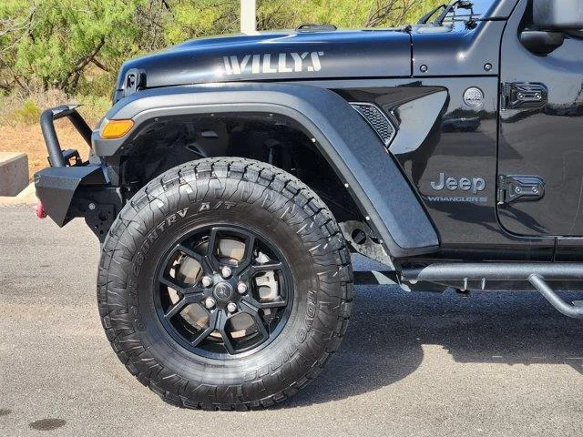 Used 2024 Black Clearcoat Jeep Willys 4x4 image 7