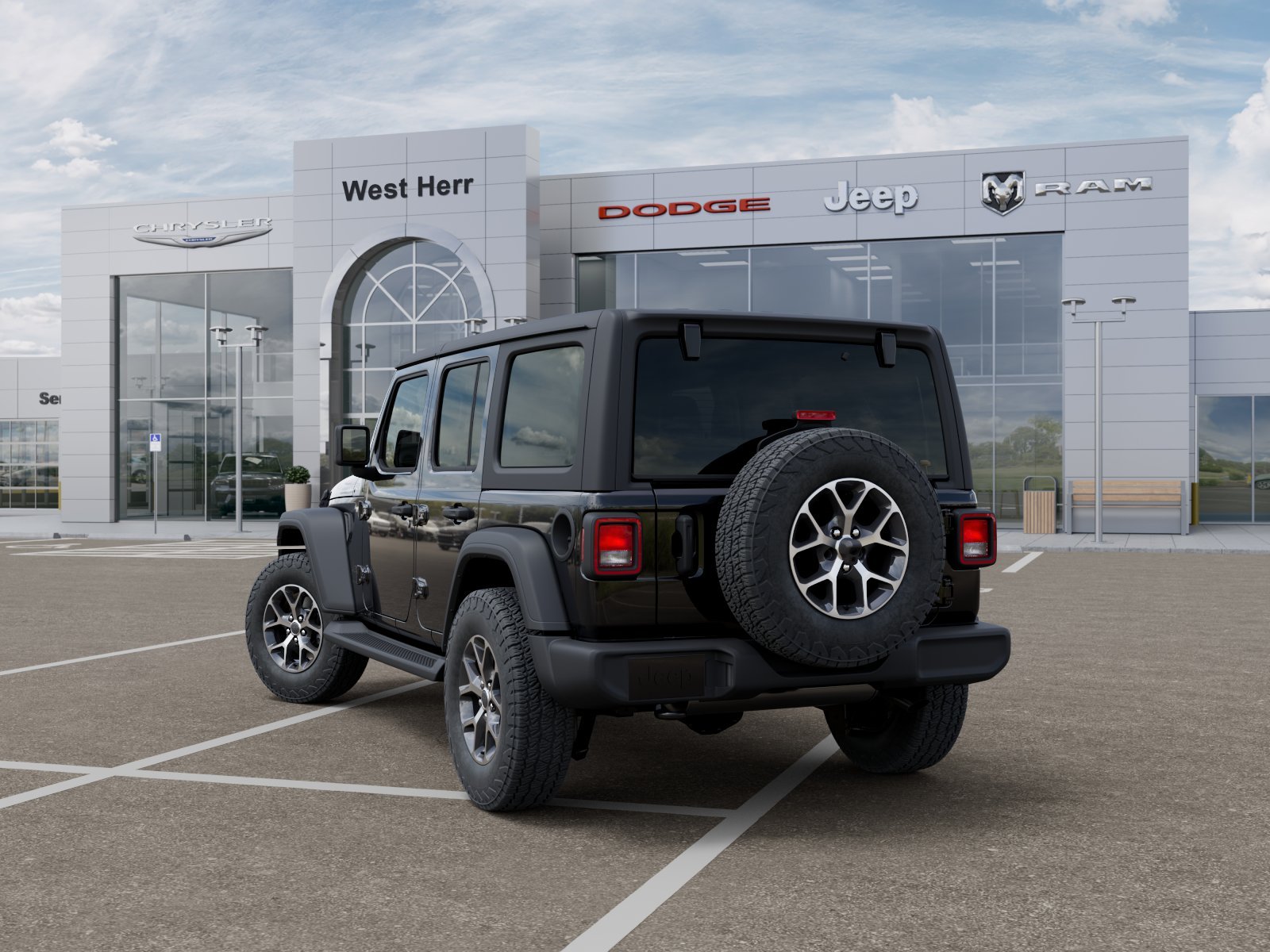 New 2026 Black Clear-Coat Exterior Paint Jeep Sport S image 15