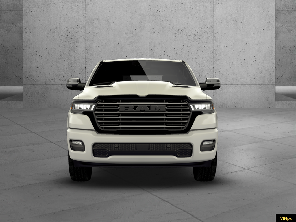 New 2026 Ivory White Tri-Coat Pearl-Coat Exterior Paint RAM Laramie image 11