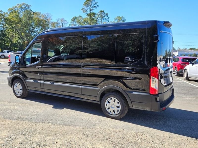 New 2025 Agate Black Metallic Ford Passenger Van XL image 5