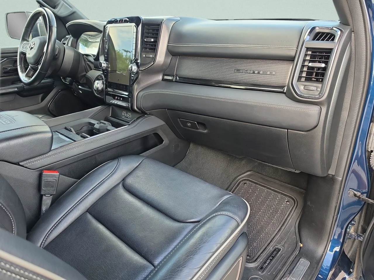 Used 2024 Patriot Blue Pearlcoat Ram Limited image 14