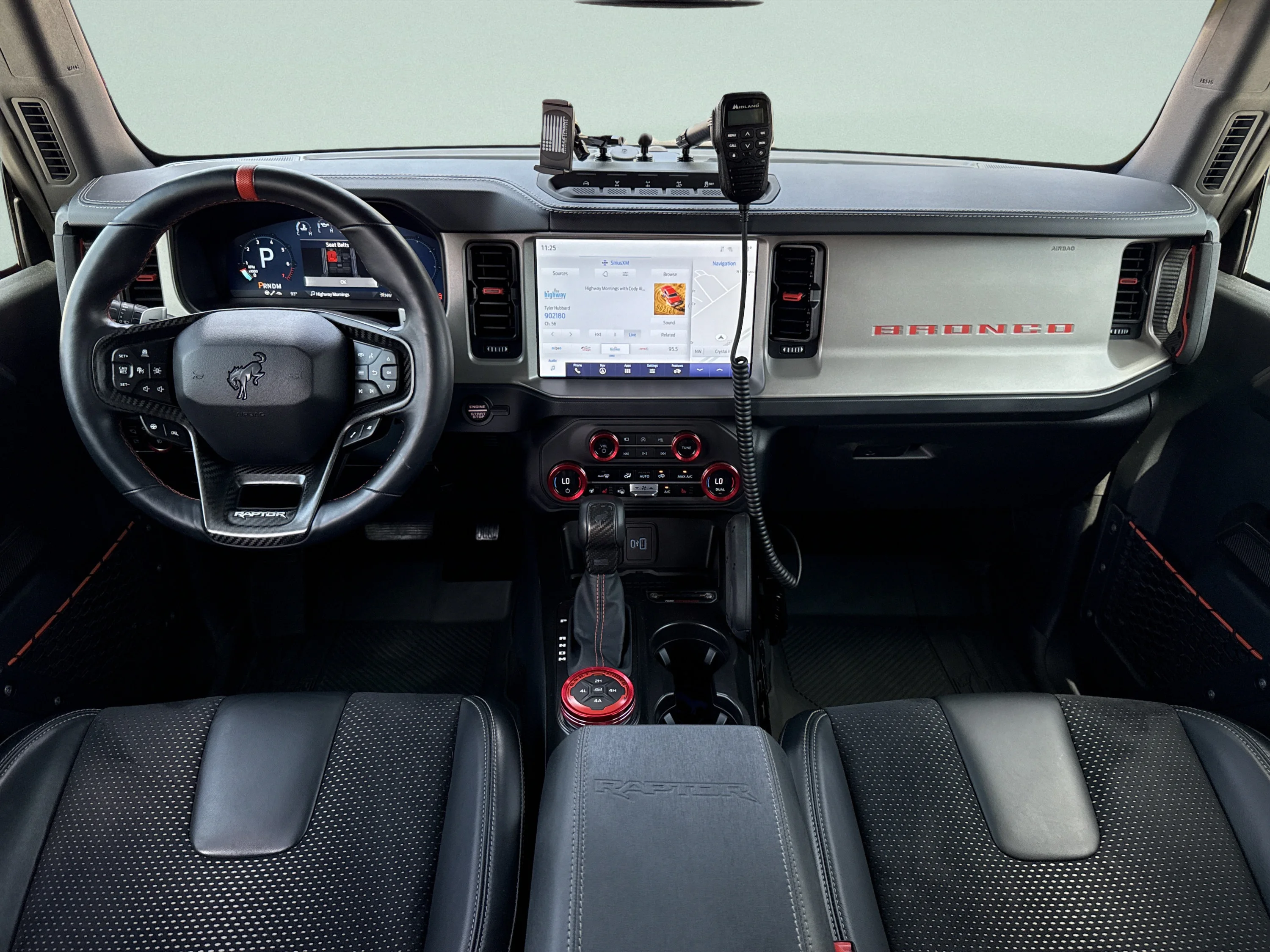 Used 2024 Azure Gray Metallic Tri-Coat Ford Raptor image 23