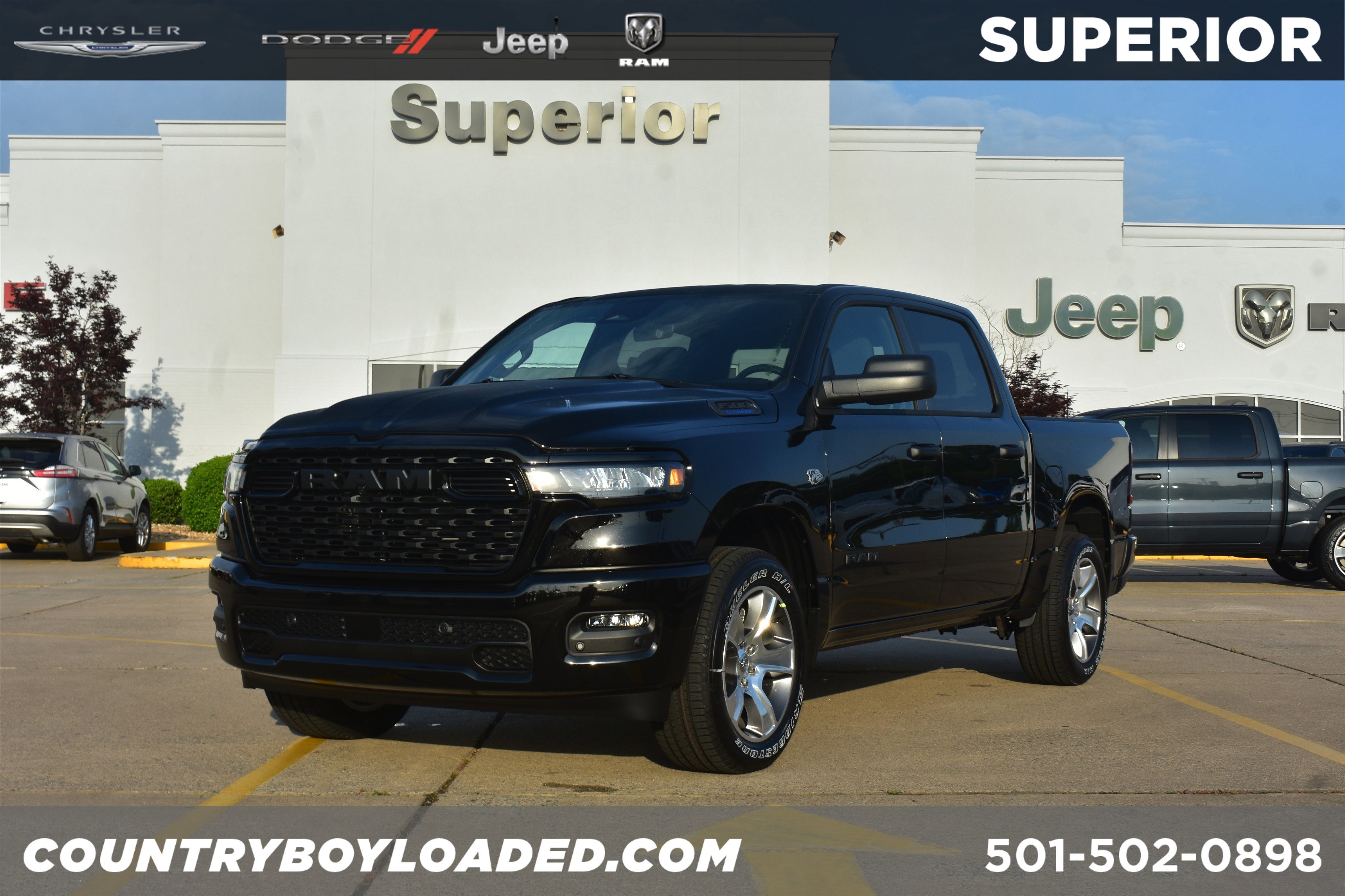 New 2026 Diamond Black Crystal Pearl-Coat Exterior Paint RAM Express image 1