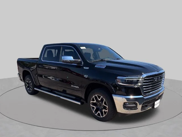 New 2027 Diamond Black Crystal Pearl-Coat Exterior Paint RAM Laramie image 7