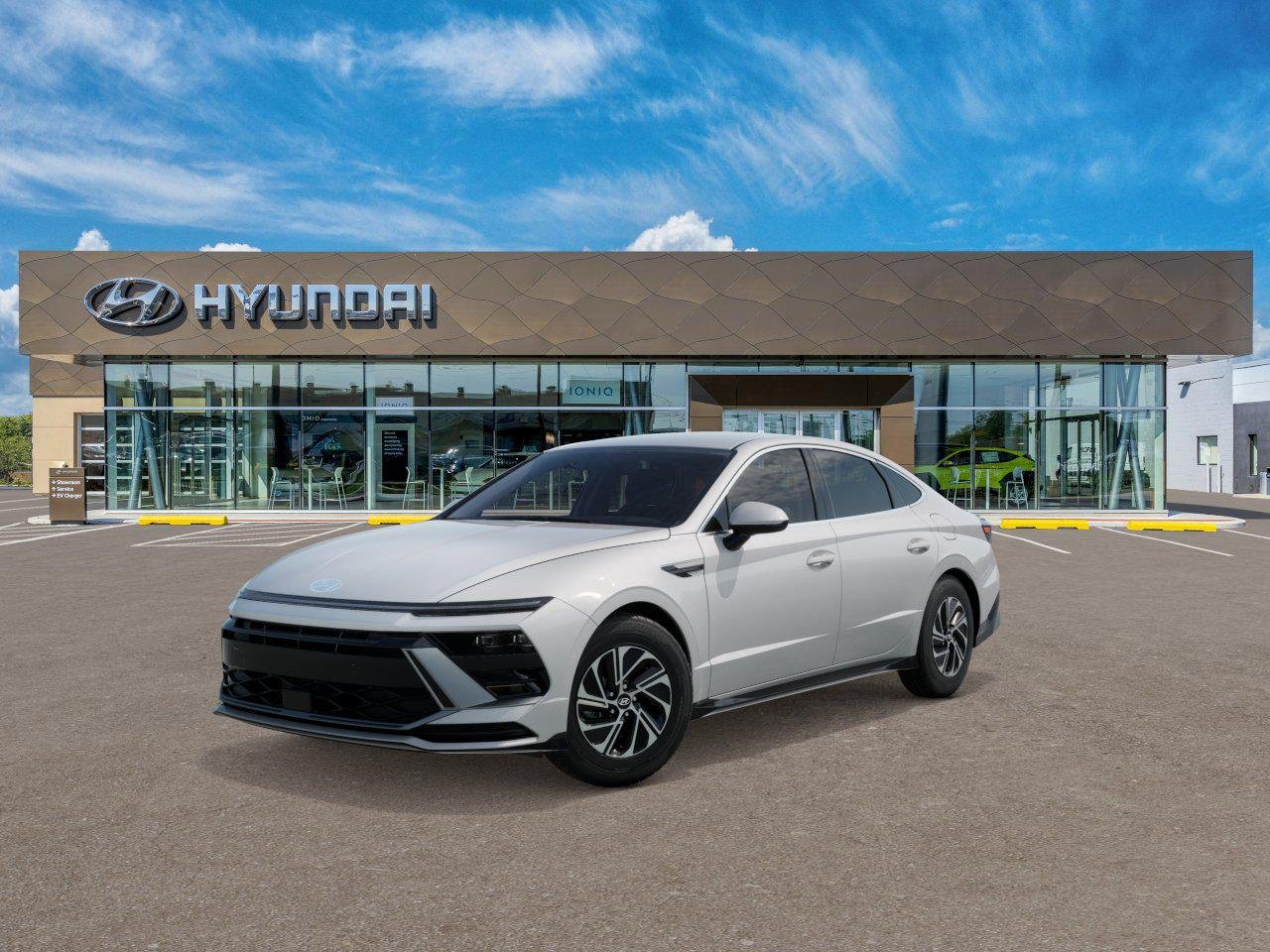 New 2026 Serenity White Hyundai Blue image 1