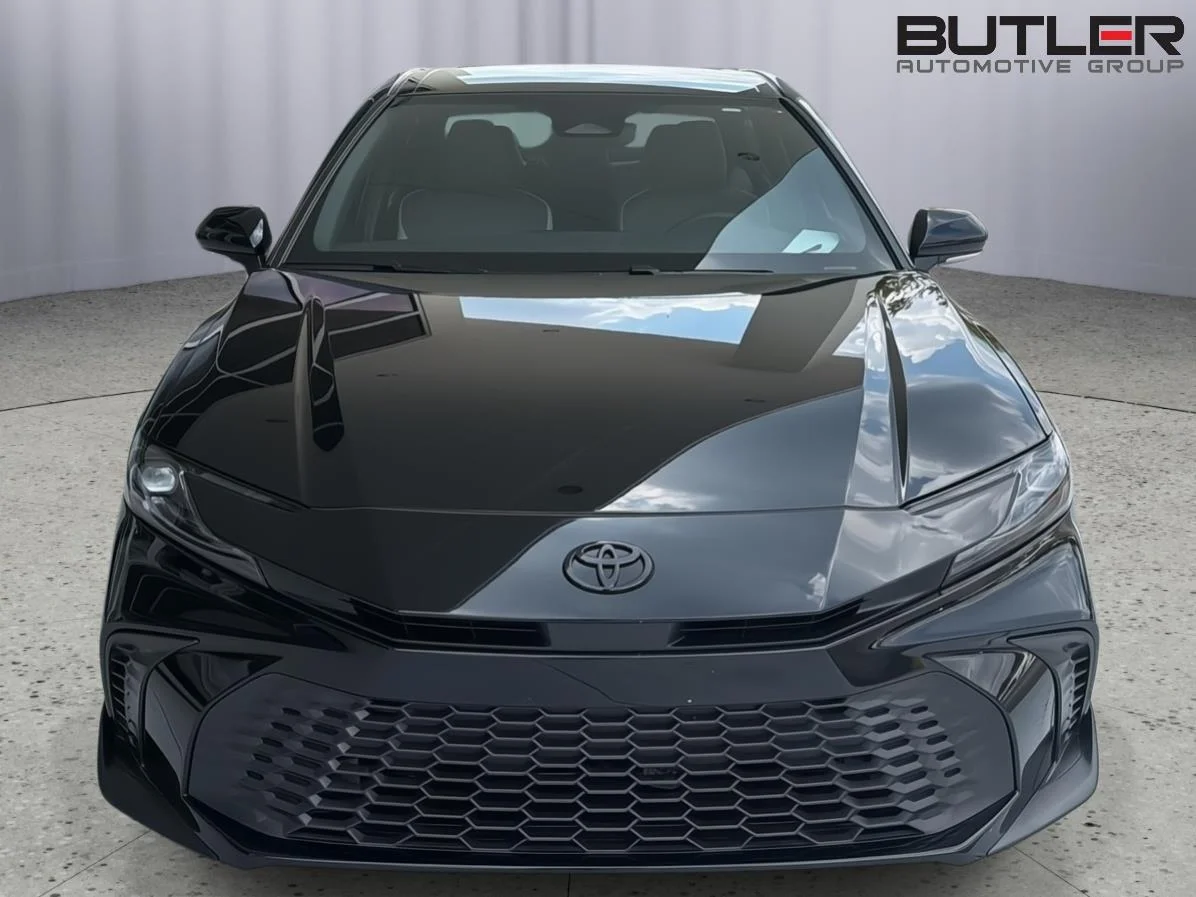 Used 2025 Midnight Black Metallic Toyota SE image 9