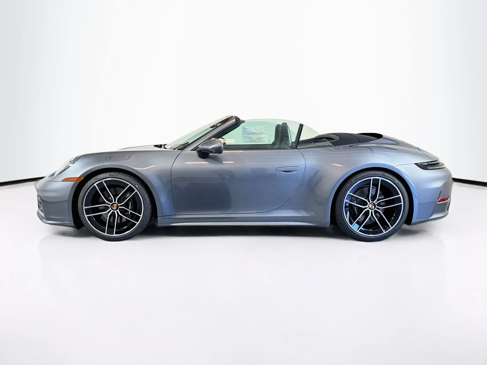 New 2026 Vanadium Grey Metallic Porsche Carrera T Cabriolet image 2