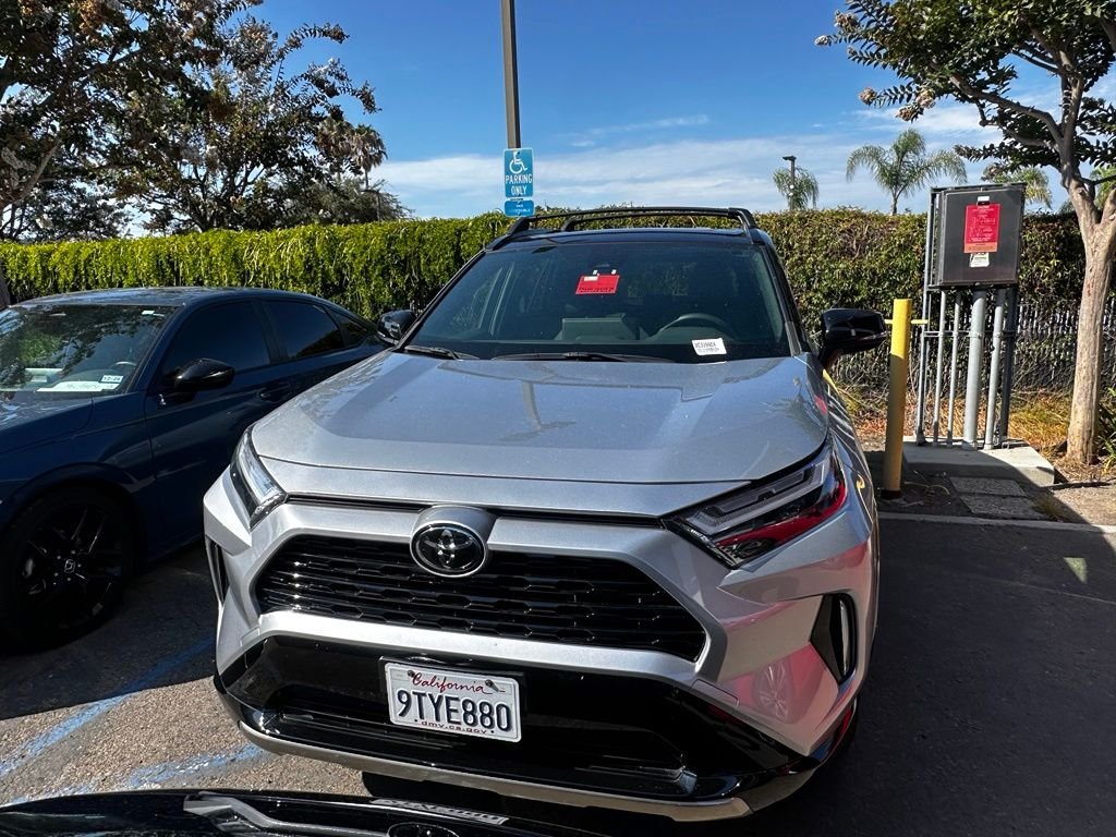 Used 2025 Midnight Black Metallic Toyota XSE image 9